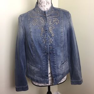 Chico's Women's size 0 4 Small Jean Jacket